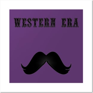 Western Era - Moustache Posters and Art